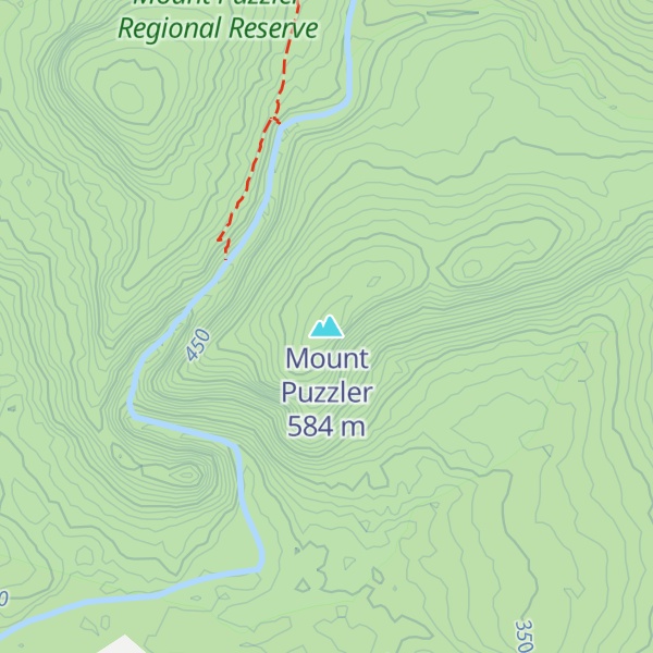 Map of Mount Puzzler