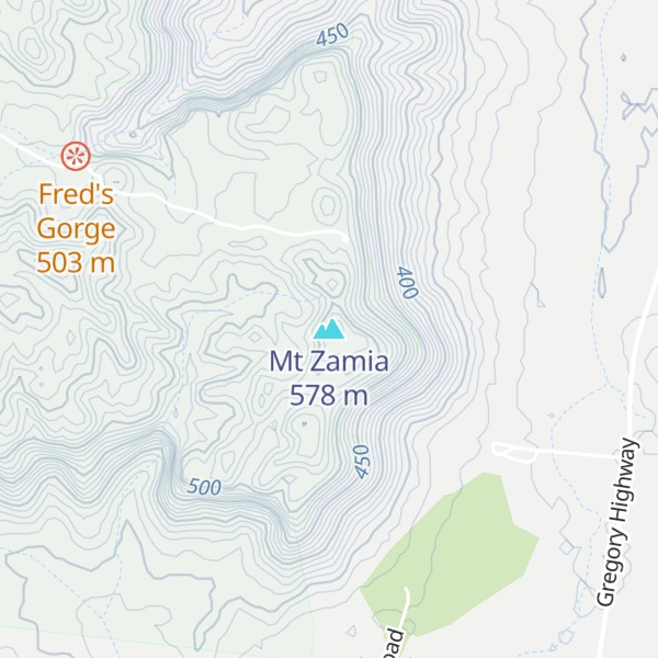 Map of Mt Zamia