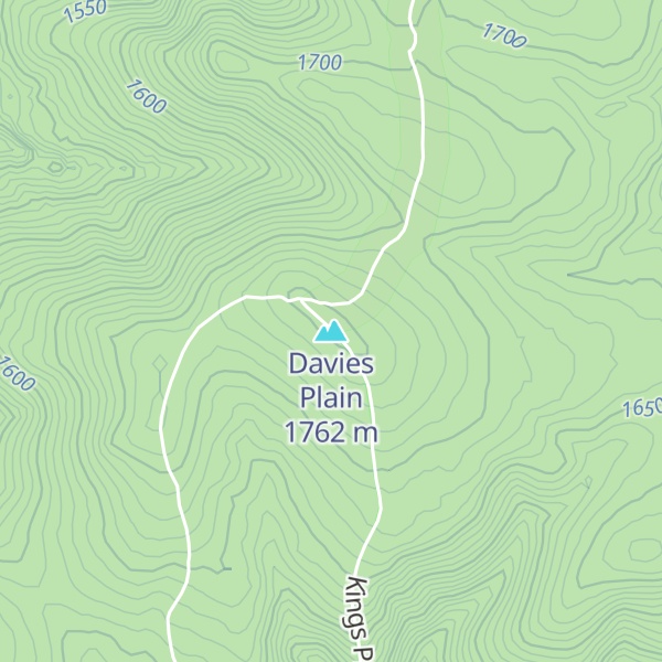 Map of Davies Plain