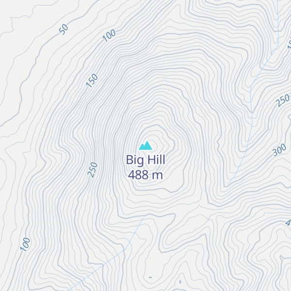 Map of Big Hill