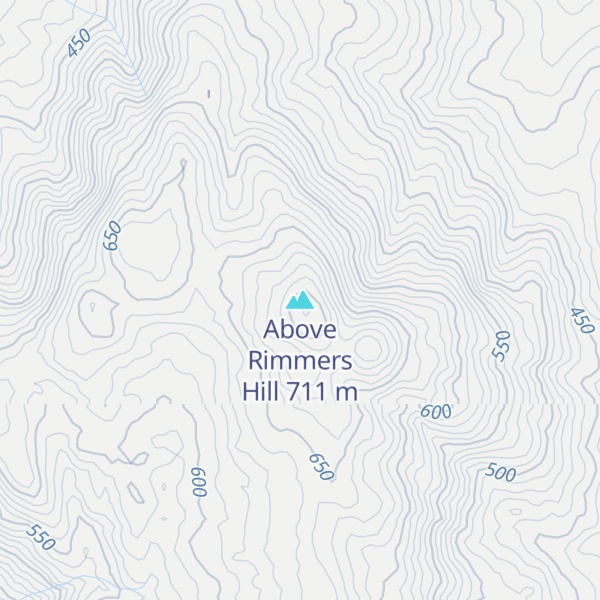 Map of Above Rimmers Hill