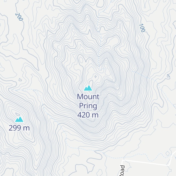Map of Mount Pring