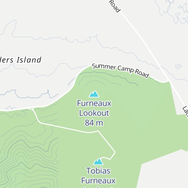 Map of Furneaux Lookout