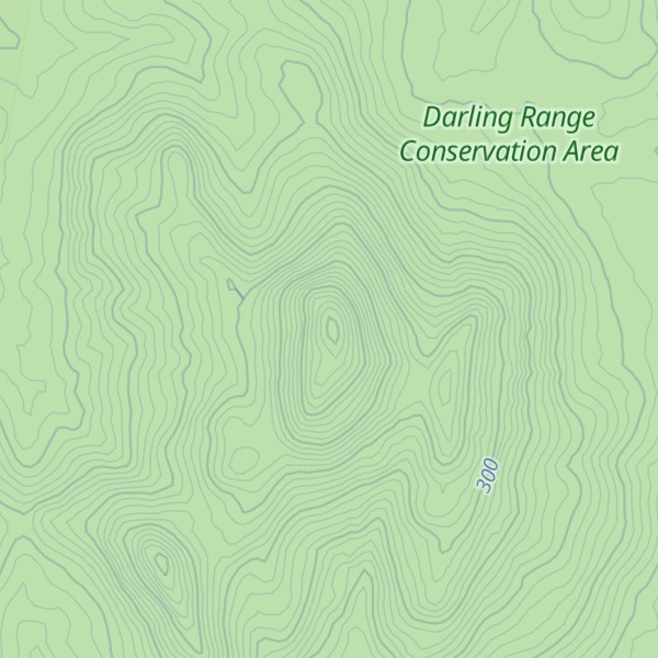 Map of Counsels Peak