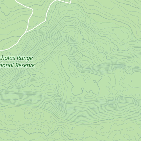 Map of Mount Nicholas