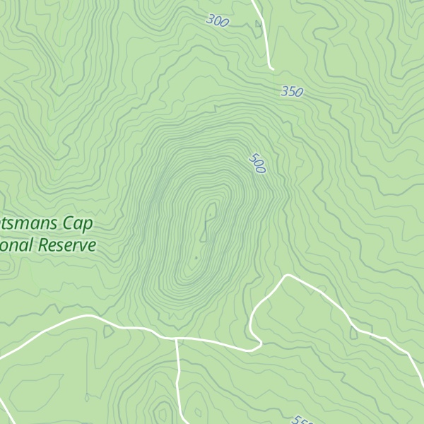 Map of Huntsmans Cap