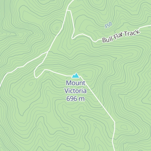 Map of Mount Victoria