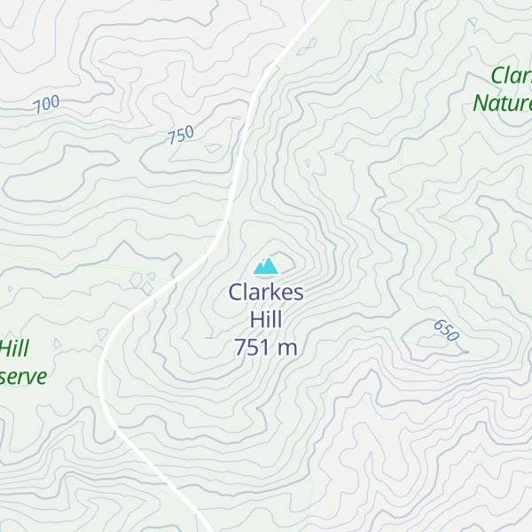 Map of Clarkes Hill