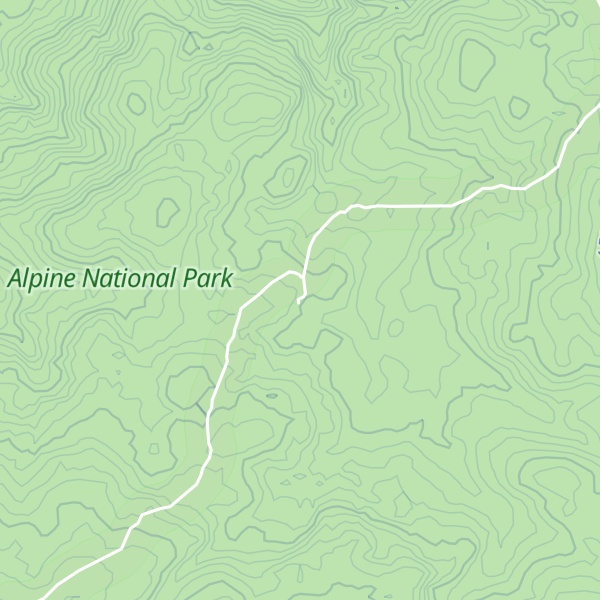 Map of Davies Plain Hut