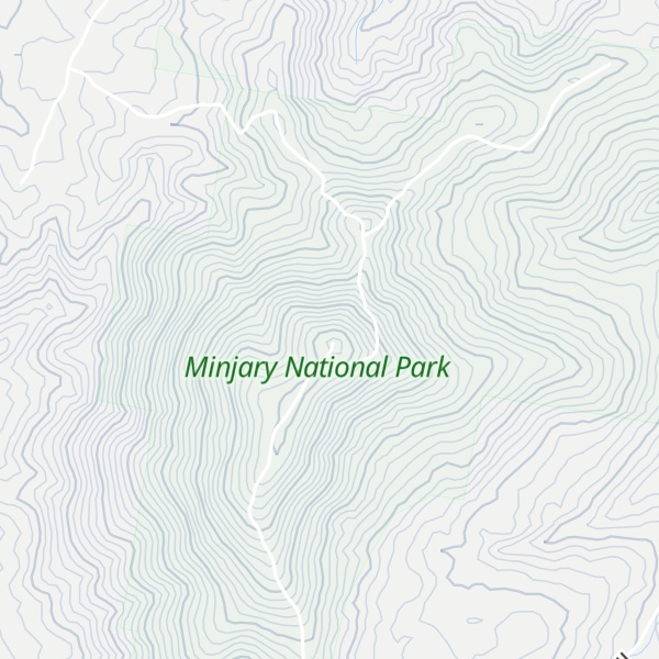 Map of Minjary Mountain