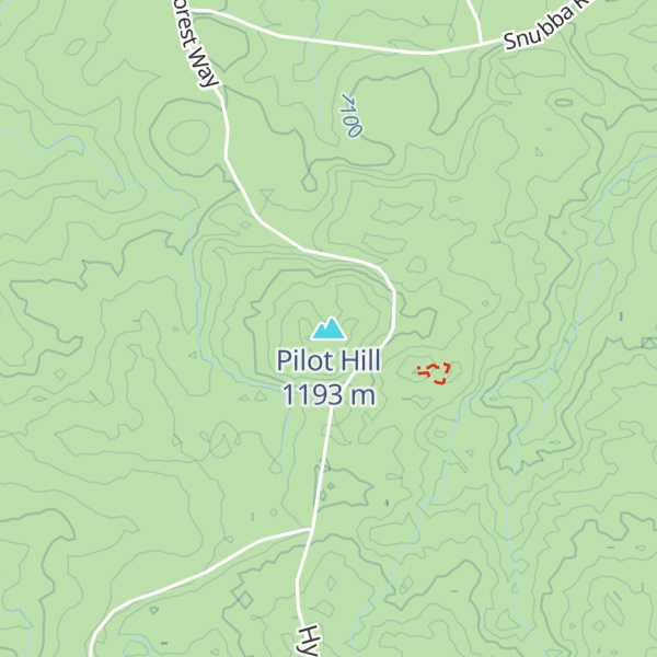 Map of Pilot Hill