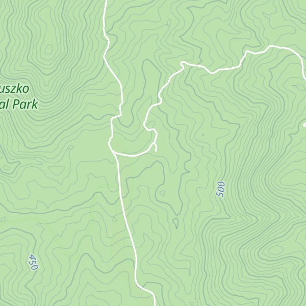 Map of Major Clews Hut