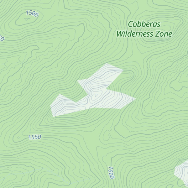 Map of Moscow Peak