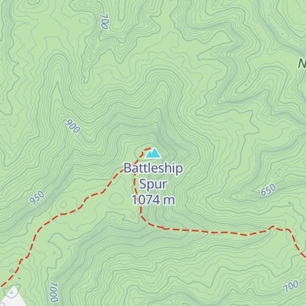 Map of Battleship Spur
