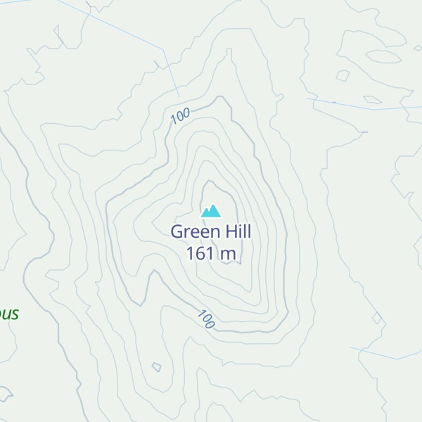 Map of Green Hill