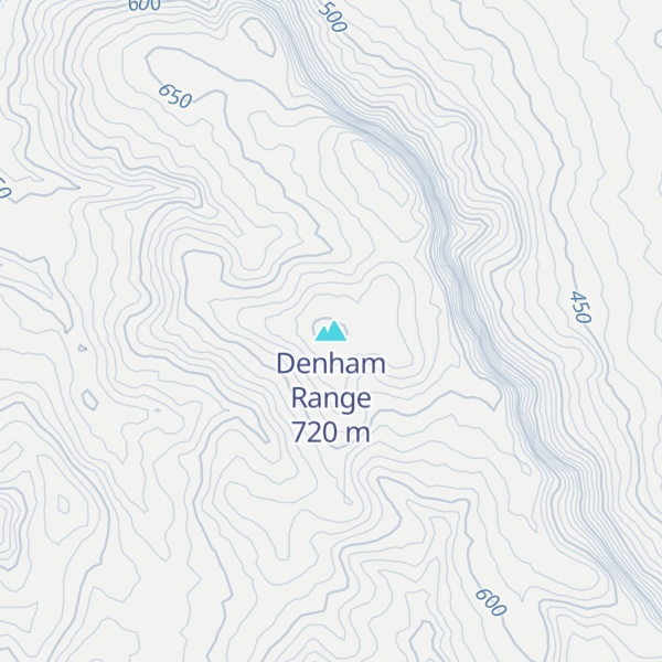 Map of Denham Range