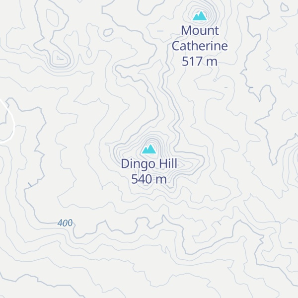 Map of Dingo Hill