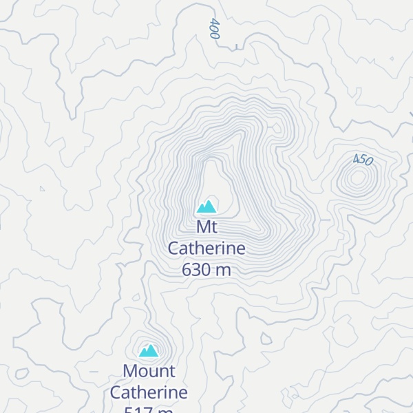 Map of Mt Catherine
