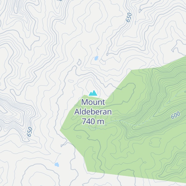 Map of Mount Aldeberan