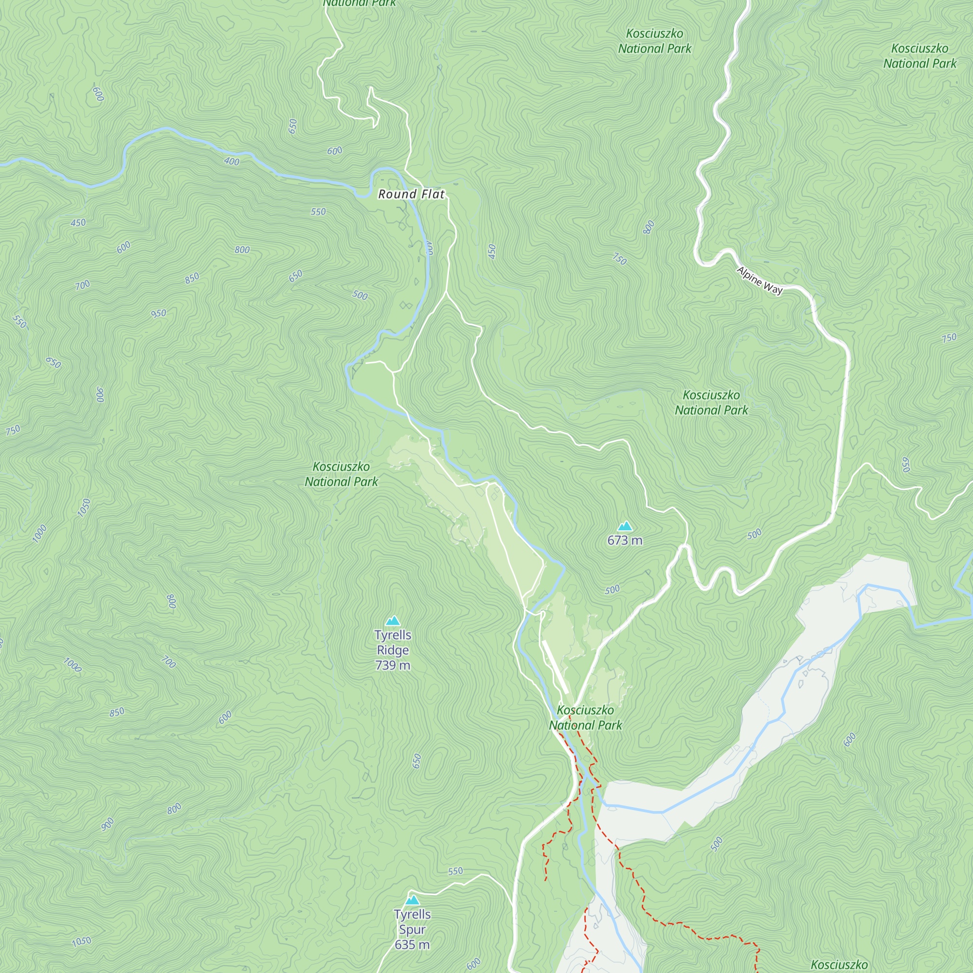 Keebles Hut map