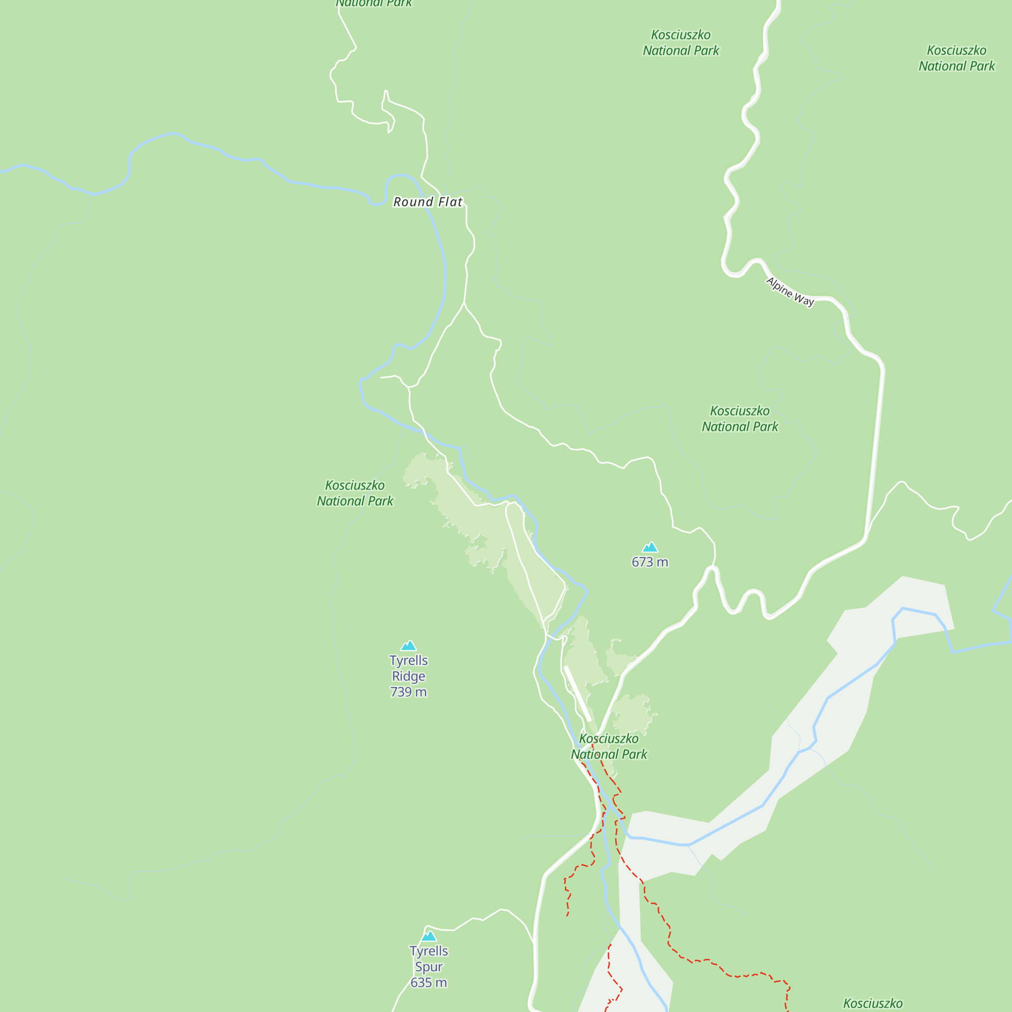 Keebles Hut map