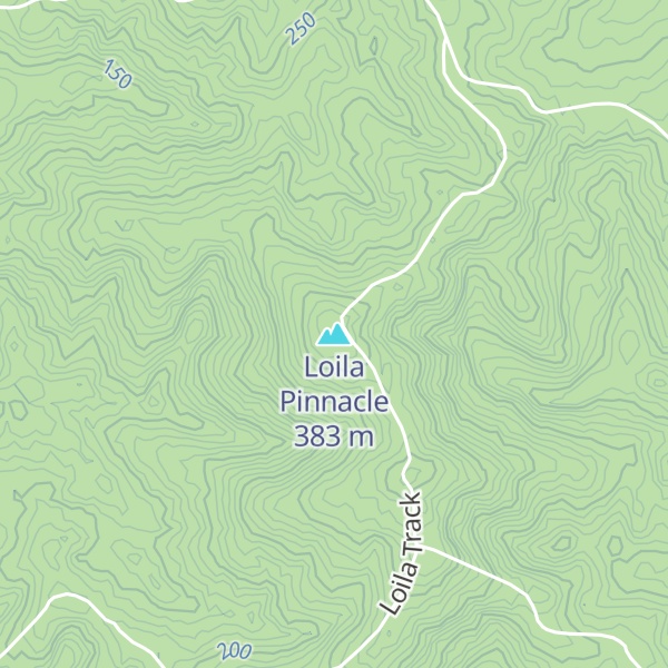 Map of Loila Pinnacle