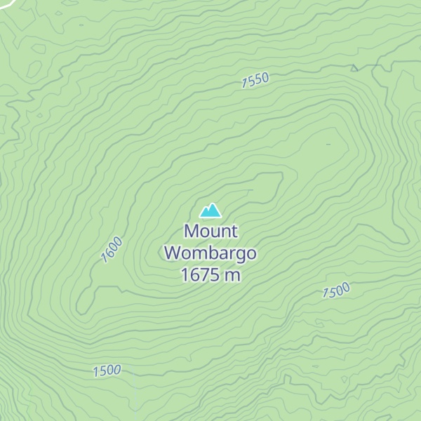Map of Mount Wombargo
