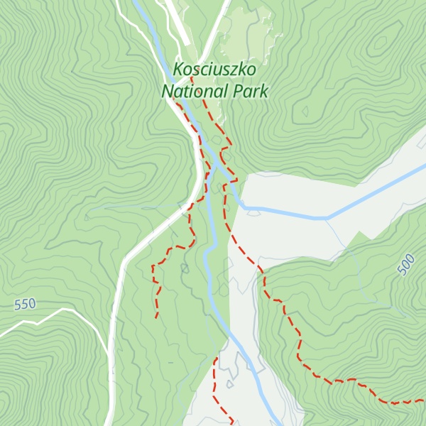 Map of Dr Forbes Hut