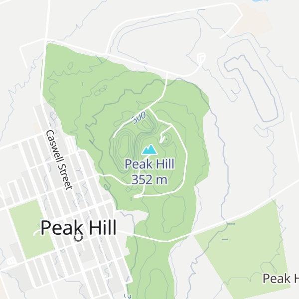 Map of Peak Hill