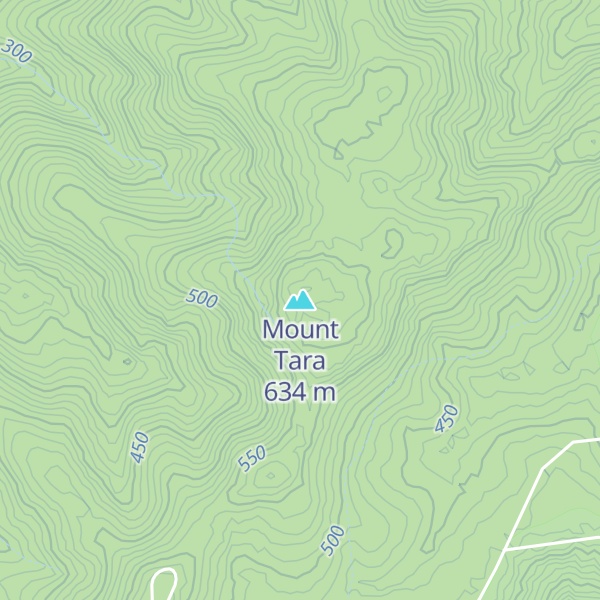 Map of Mount Tara
