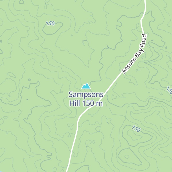 Map of Sampsons Hill