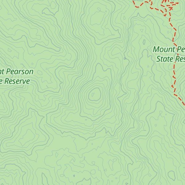 Map of Mount Pearson