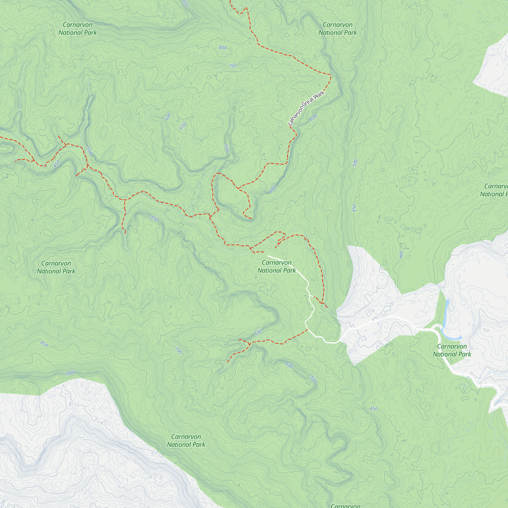 Carnarvon Gorge Visitor Centre map