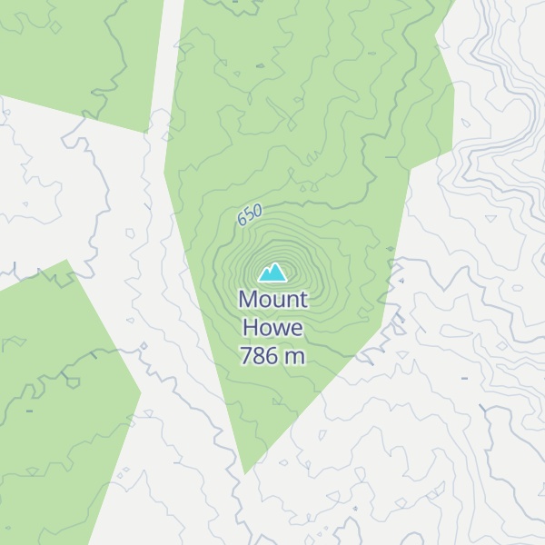 Map of Mount Howe