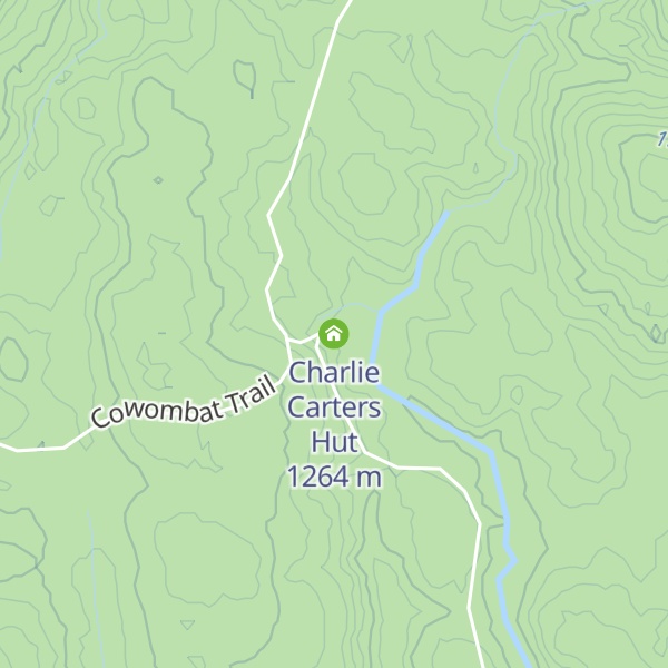 Map of Charlie Carters Hut