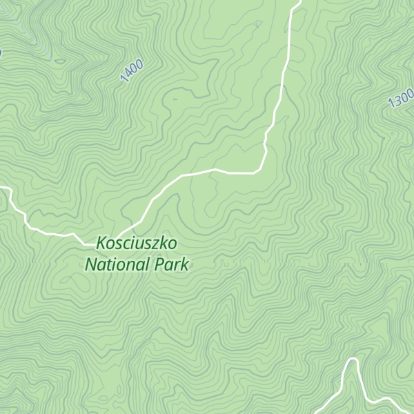 Map of Snowy Mountains
