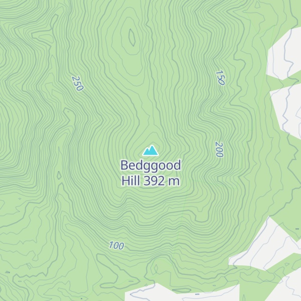 Map of Bedggood Hill