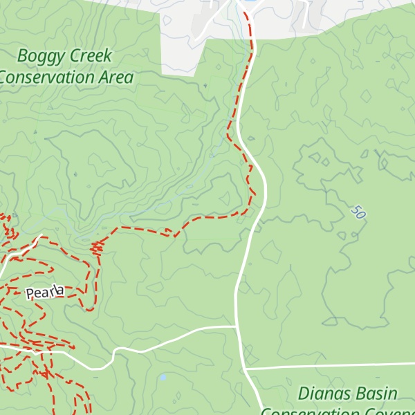 Map of Brooks Hill