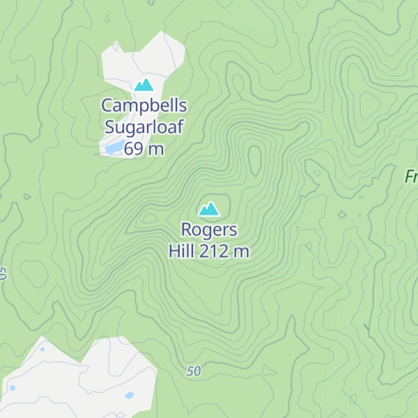 Map of Rogers Hill