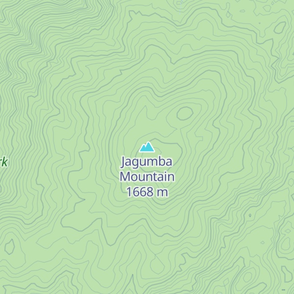 Map of Jagumba Mountain
