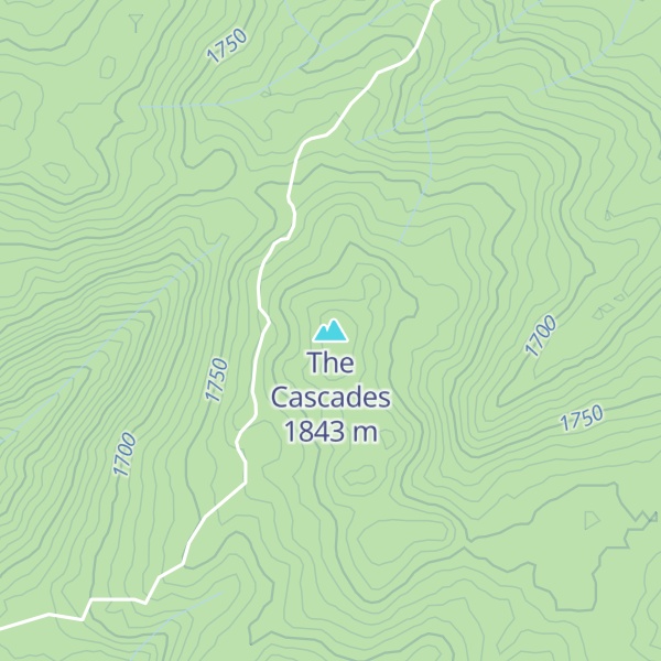 Map of The Cascades
