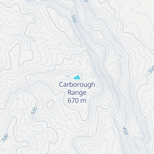 Map of Carborough Range