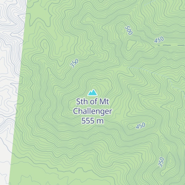 Map of Sth of Mt Challenger