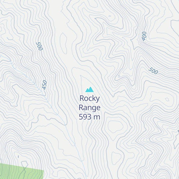 Map of Rocky Range