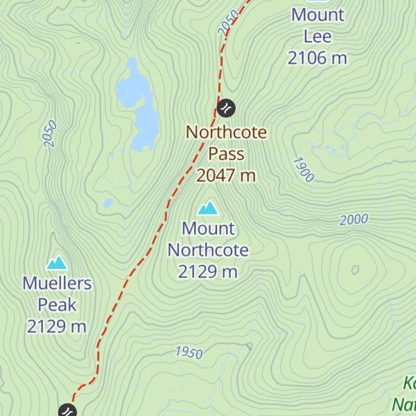 Map of Mount Northcote
