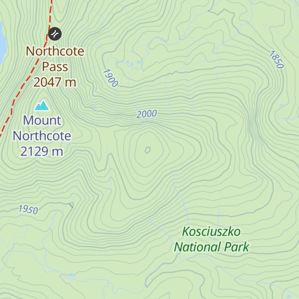 Map of Mount Clarke