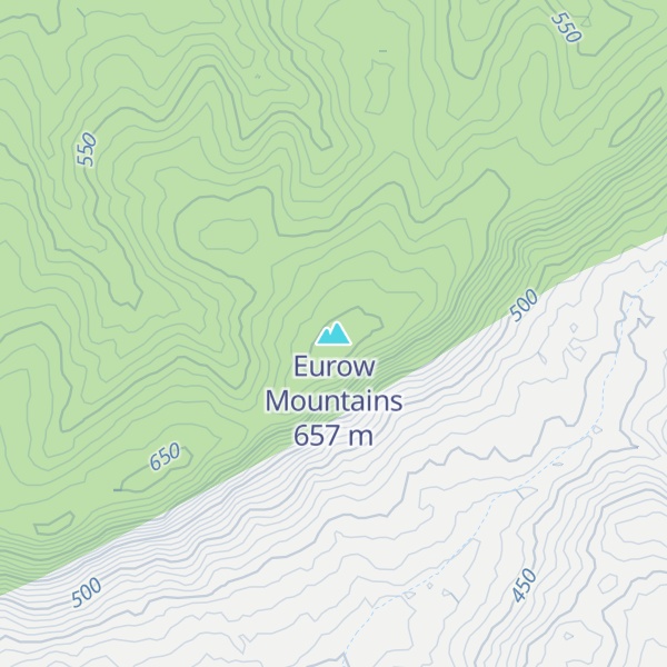 Map of Eurow Mountains
