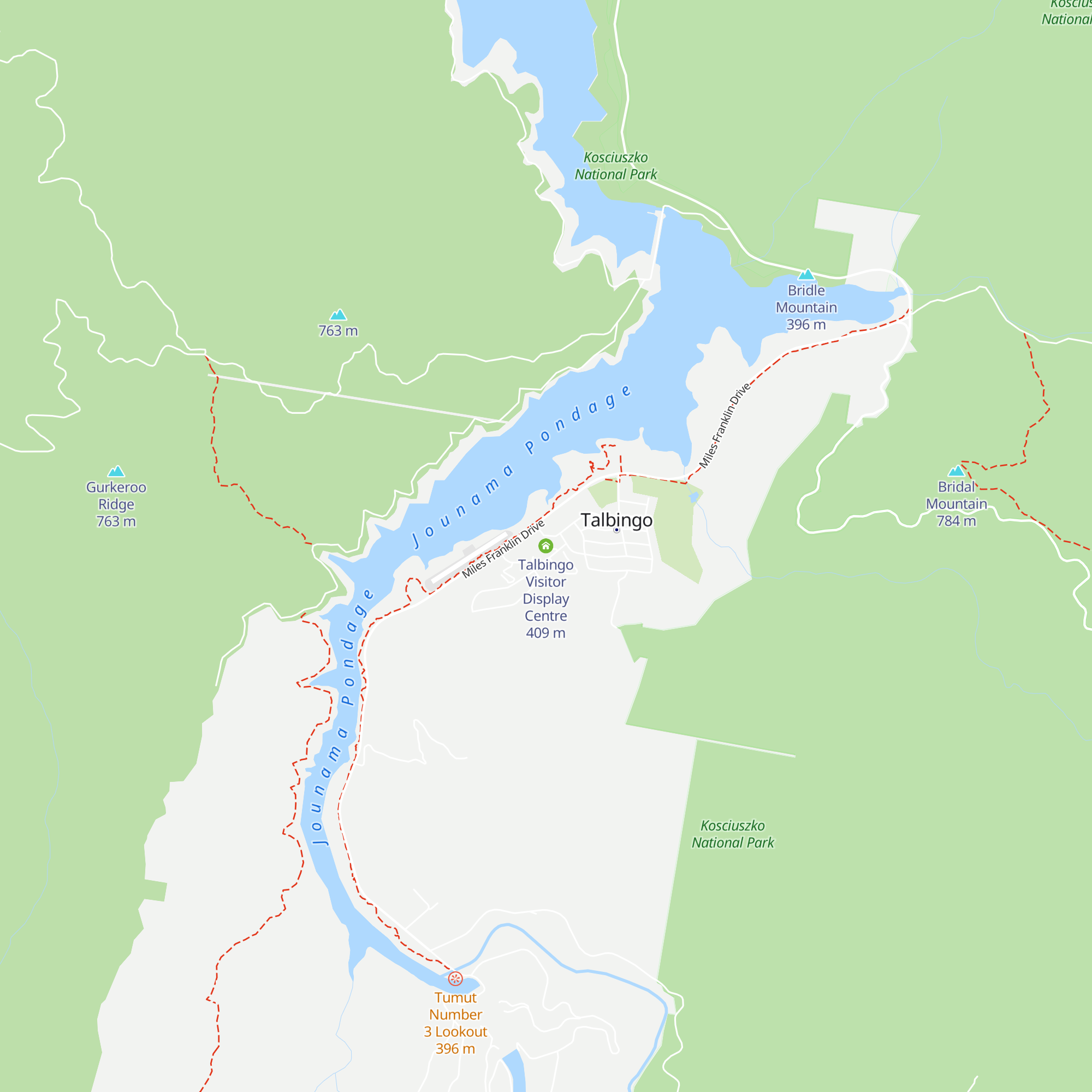 Talbingo Visitor Display Centre map