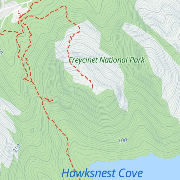 Map of Mount Amos
