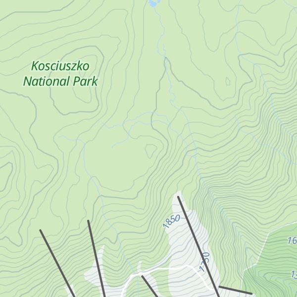 Map of Merritts Spur
